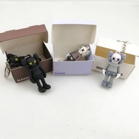 Móc Khóa KAWS - Phụ Kiện Thời Trang Cao Su Hypebeast Độc Đáo Kèm Hộp, Quà Tặng Phong Cách Nổi Bật