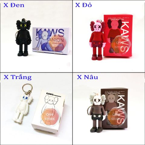 Móc Khóa KAWS - Phụ Kiện Thời Trang Cao Su Hypebeast Độc Đáo Kèm Hộp, Quà Tặng Phong Cách Nổi Bật