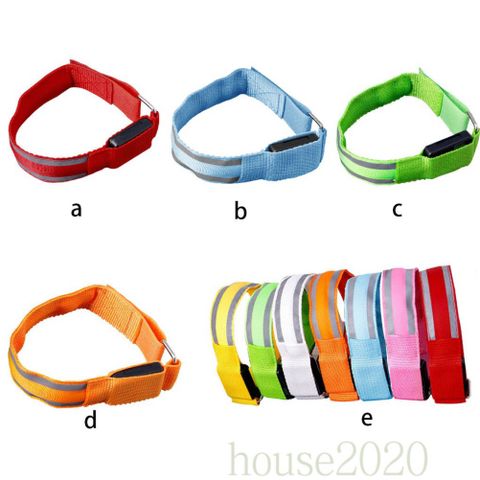 Băng Đeo Tay LED Nylon Chạy Bộ Ban Đêm - Bảo Vệ An Toàn, Thời Trang Thể Thao Cho Người Đam Mê Chạy Bộ