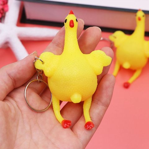 Móc Khóa Gà Đẻ Trứng Vui Nhộn - Phụ Kiện Giải Trí Chống Căng Thẳng, Quà Tặng Thú Vị Cho Trẻ Em và Gia Đình