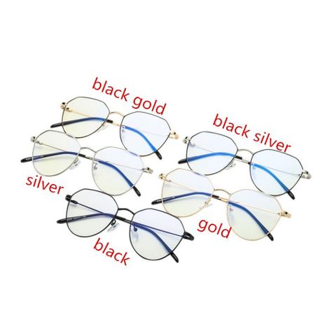 Kính Râm Polygon Nobita Gọng Kim Loại Thời Trang UV400 - Kính Mát Độc Đáo Cho Nữ, Phong Cách Cổ Điển và Hiện Đại