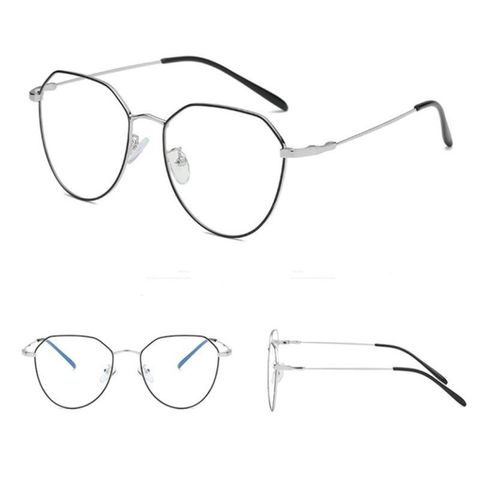 Kính Râm Polygon Nobita Gọng Kim Loại Thời Trang UV400 - Kính Mát Độc Đáo Cho Nữ, Phong Cách Cổ Điển và Hiện Đại