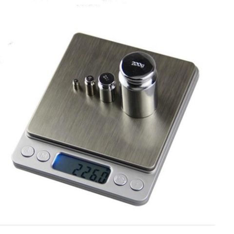Cân Điện Tử Tiểu Ly Độ Chính Xác Cao 500G/0.01G Kèm 2 Đĩa Cân - Cân Mỹ Phẩm, Thực Phẩm, Đá Quý, Thiết Kế Hiện Đại