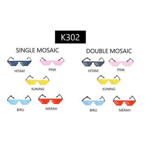 Mắt Kính Thể Thao Mosaic K302 - Kính Mát Phong Cách Thời Trang, Bảo Hành 6-12 Tháng, Nhiều Màu Sắc Tươi Sáng