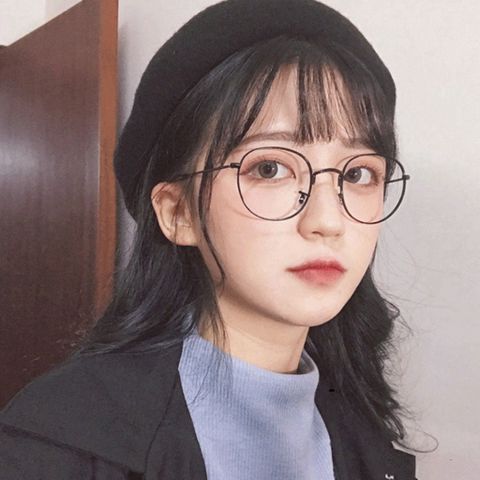 Mắt Kính Tròn Nobita Hàn Quốc - Gọng Cận Thời Trang Dễ Thương Dành Cho Nam Nữ - Khung Kiến Thức Chống Va Đập