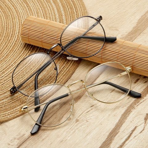 Mắt Kính Tròn Nobita Hàn Quốc - Gọng Cận Thời Trang Dễ Thương Dành Cho Nam Nữ - Khung Kiến Thức Chống Va Đập