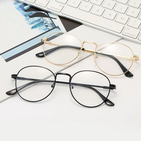 Mắt Kính Tròn Nobita Hàn Quốc - Gọng Cận Thời Trang Dễ Thương Dành Cho Nam Nữ - Khung Kiến Thức Chống Va Đập