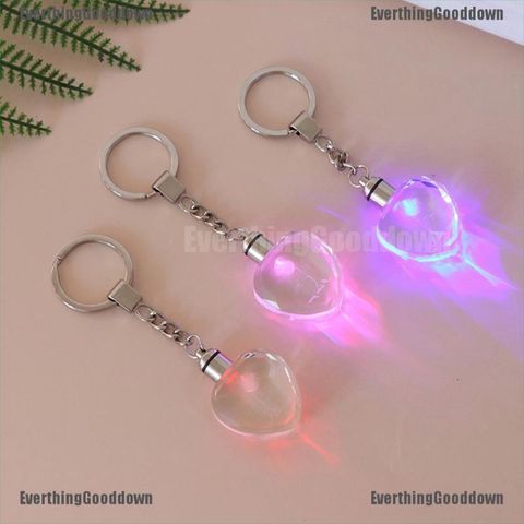 Móc Khóa Hình Hoa Hồng Đèn LED Nhiều Màu Sắc - Phụ Kiện Thời Trang Tỏa Sáng Tình Yêu, Quà Tặng Độc Đáo