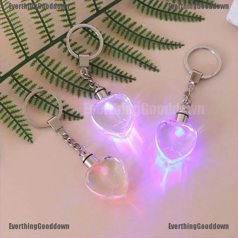 Móc Khóa Hình Hoa Hồng Đèn LED Nhiều Màu Sắc - Phụ Kiện Thời Trang Tỏa Sáng Tình Yêu, Quà Tặng Độc Đáo