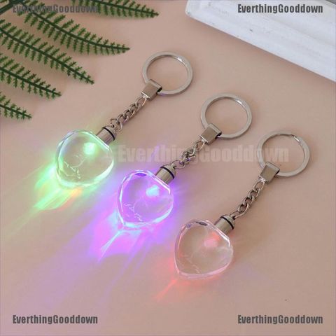Móc Khóa Hình Hoa Hồng Đèn LED Nhiều Màu Sắc - Phụ Kiện Thời Trang Tỏa Sáng Tình Yêu, Quà Tặng Độc Đáo