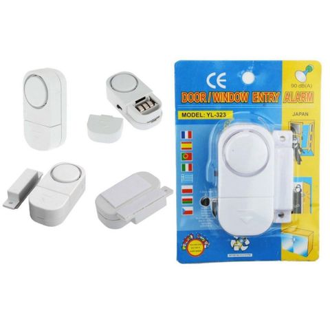Chuông Báo Động Chống Trộm Thông Minh 90dB - Thiết Bị An Ninh Dễ Dàng Lắp Đặt Cho Cửa Chính Và Cửa Sổ