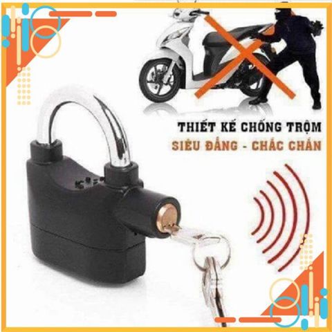 Ổ Khóa Chống Trộm Kinbar - Khóa Xe Máy Có Chuông Báo Động Thông Minh, An Toàn, Chống Cắt Phá - Lựa Chọn Hoàn Hảo Cho Bảo Vệ Nhà Cửa
