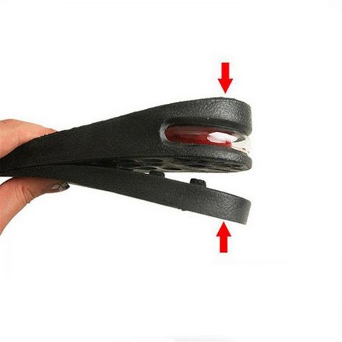 Bộ 2 Đế Lót Giày Tăng Chiều Cao Màu Đen - Thoáng Khí, Có Thể Điều Chỉnh, Phù Hợp Mọi Phong Cách Giày, Kín Đáo, Tiện Lợi