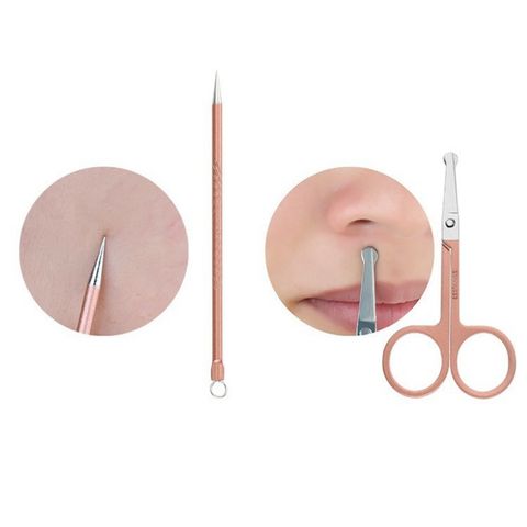 Bộ Cắt Móng Tay 18 Món Tiện Dụng - Dụng Cụ Chăm Sóc Móng Cao Cấp Hồng Sang Trọng, Gọn Nhẹ, Thời Trang