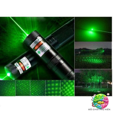 Đèn Laser Laze 303 Tia Xanh - Công Suất 1000mW, Chiếu Xa 3km, Đen - Đèn Chiếu Sáng Đa Năng Cho Giảng Dạy và Hoạt Động Ngoài Trời