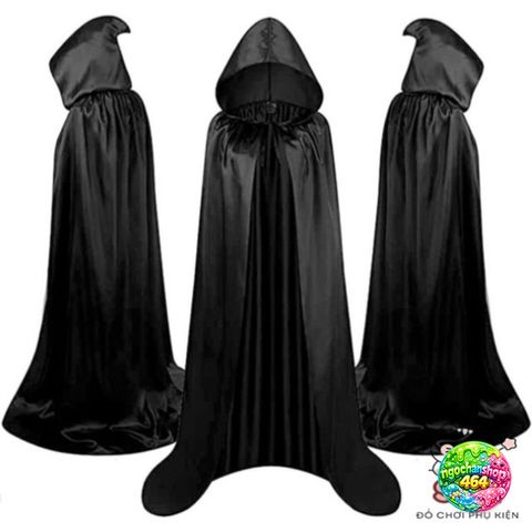 Áo Choàng Phù Thủy Halloween 59inch - Trang Phục Cosplay Rùng Rợn Chất Lượng Cao Cho Bữa Tiệc Hóa Trang