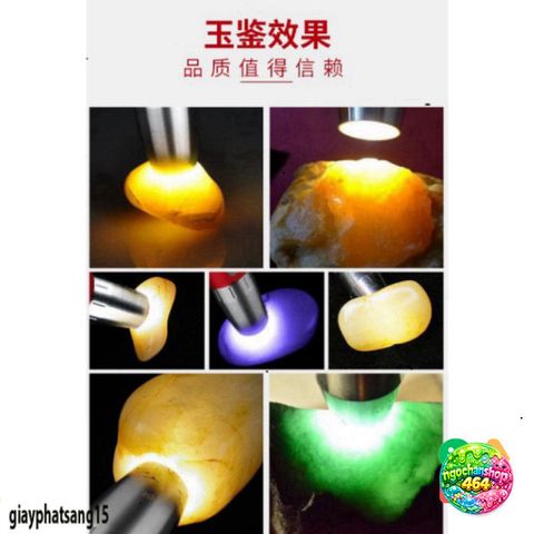 Đèn Tiên Tiến 6 Bóng Chuyên Sát Sách & Giấy Tờ - Đèn Pin LED Sạc Lại Cao Cấp Dùng Ngoài Trời, Kiểm Tra Đá Quý & Tiền Giả