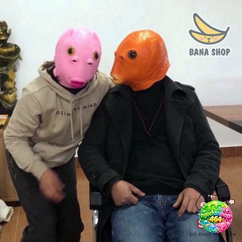 Mặt Nạ Cosplay Đầu Cá Silicone Độc Đáo, Phụ Kiện Hóa Trang Đa Sắc, An Toàn Cho Da, Thích Hợp Halloween, Tiệc Tùng, Diễn Kịch