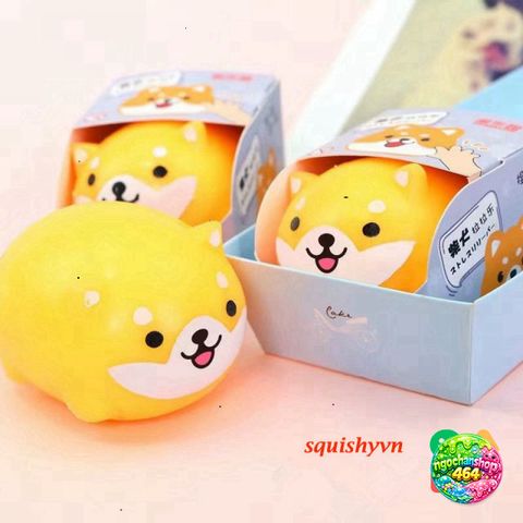 Chó Squishy Shiba Nhật Bản - Đồ Chơi Giảm Stress Phù Hợp Với Trẻ Em - Quà Tặng Dễ Thương, Chất Liệu Nhựa Dẻo Bền Bỉ
