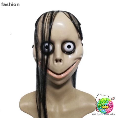 Mặt Nạ Halloween Kinh Dị Tóc Dài Mo Mo - Đồ Hóa Trang Ma Quái cho Tiệc Tùng và Sự Kiện Cosplay