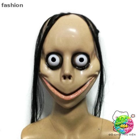 Mặt Nạ Halloween Kinh Dị Tóc Dài Mo Mo - Đồ Hóa Trang Ma Quái cho Tiệc Tùng và Sự Kiện Cosplay
