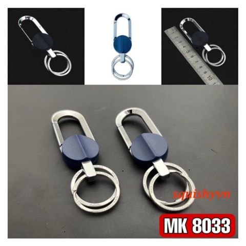 Móc Khóa Cốp Đa Năng OMUDA 8014 - Inox Cao Cấp, Chốt Móc Đĩa Quần, Bền Bỉ, Nhiều Màu Sang Trọng, Thiết Kế Châu Âu 3x9cm