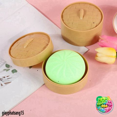 Bánh Bao Silicon Mềm Mại 10CM - Đồ Chơi Giải Trí Xua Tan Căng Thẳng - Phụ Kiện Bàn Làm Việc, Quà Tặng Dễ Thương