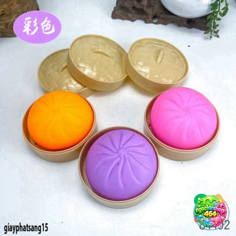 Bánh Bao Silicon Mềm Mại 10CM - Đồ Chơi Giải Trí Xua Tan Căng Thẳng - Phụ Kiện Bàn Làm Việc, Quà Tặng Dễ Thương