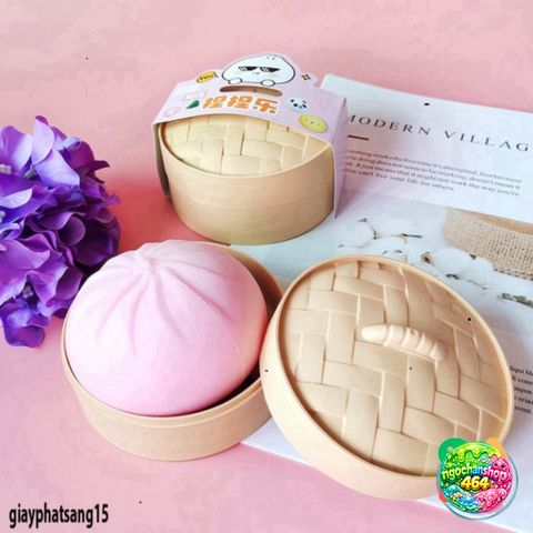 Bánh Bao Silicon Mềm Mại 10CM - Đồ Chơi Giải Trí Xua Tan Căng Thẳng - Phụ Kiện Bàn Làm Việc, Quà Tặng Dễ Thương
