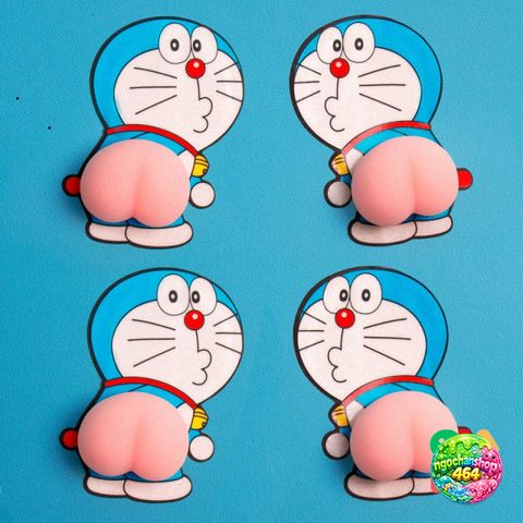 Miếng Dán Silicon Mông Giảm Stress Cute - Sticker Quả Đào Độc Đáo Cho Điện Thoại, Xe Hơi, Trang Trí Nhà Cửa