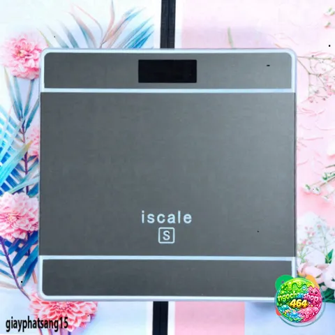 Cân Sức Khỏe Iscale Hình iPhone - Cân Điện Tử Sang Trọng, Tải Trọng Tối Đa 180kg, Thiết Kế Kính Chịu Va Đập