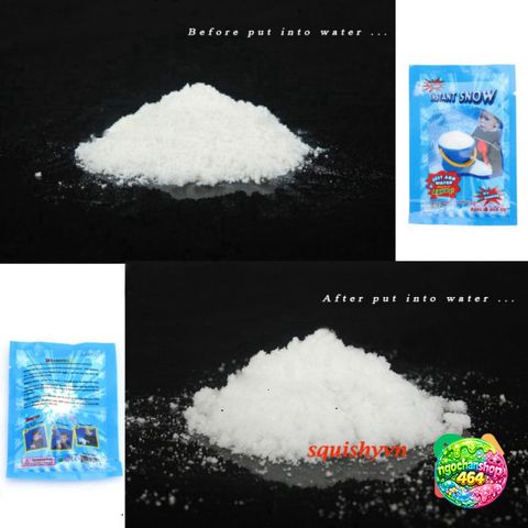 Túi Thấm Hút Tuyết Nhân Tạo Trang Trí Giáng Sinh & Tiệc Cưới - Phụ Kiện Siêu Thấm Hút Chất Lượng Cao