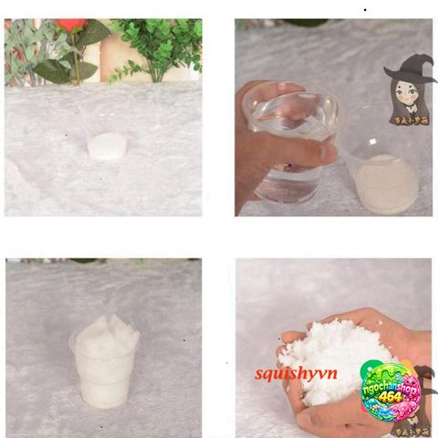 Túi Thấm Hút Tuyết Nhân Tạo Trang Trí Giáng Sinh & Tiệc Cưới - Phụ Kiện Siêu Thấm Hút Chất Lượng Cao