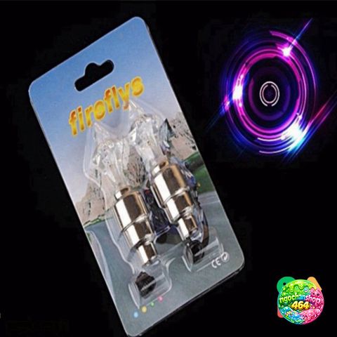 Đèn Led Gắn Van Bánh Xe 7 Màu - Đèn Nháy Phát Sáng An Toàn Cho Xe Máy & Xe Đạp, Trang Trí Độc Đáo Khi Chạy Đường