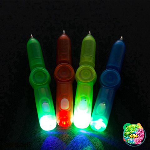 Bút Bi Đa Chức Năng Có Đèn LED - Bút Viết Kiêm Con Quay Giảm Căng Thẳng Cho Người Thu Hút Thích Sáng Tạo