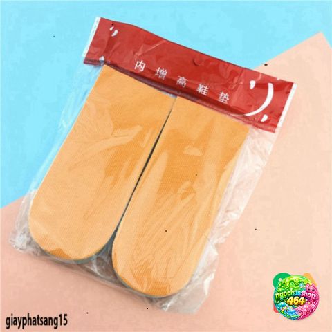 Lót Giày Tăng Chiều Cao 2.5cm Hàn Quốc - Đệm Khí Thoải Mái, Phù Hợp Giày Thể Thao và Giày Búp Bê