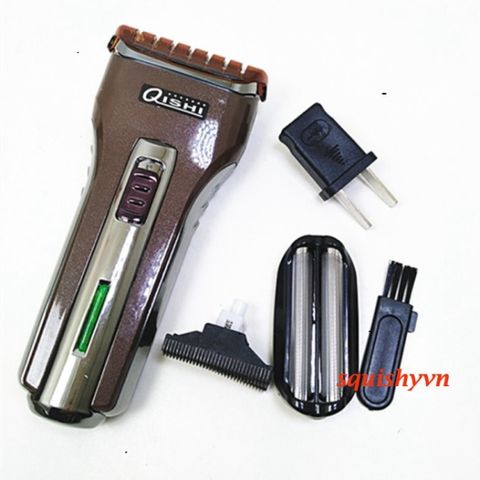 Máy Cạo Râu QISHI RSCW-Q588 2 Lưỡi Kép - Thiết Kế Gọn Nhẹ, Cạo Sát Da An Toàn, Dành Cho Đấng Mày Râu.