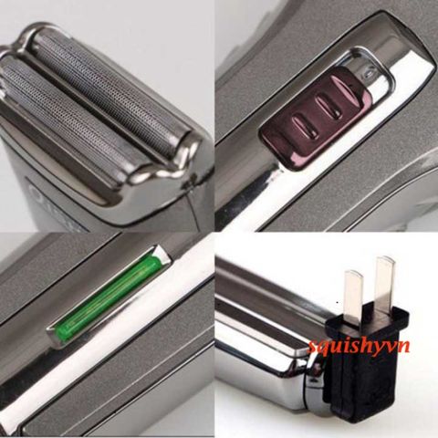 Máy Cạo Râu QISHI RSCW-Q588 2 Lưỡi Kép - Thiết Kế Gọn Nhẹ, Cạo Sát Da An Toàn, Dành Cho Đấng Mày Râu.