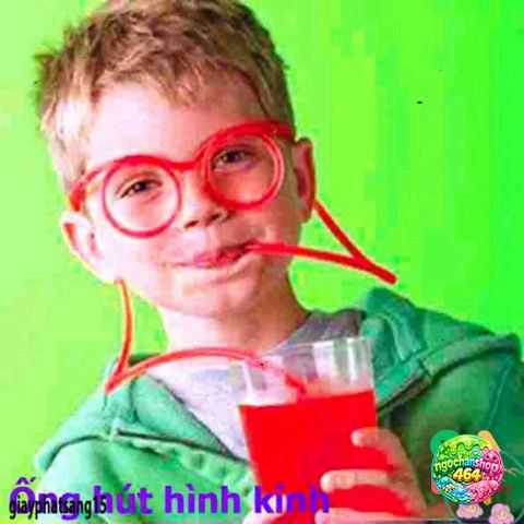 Ống Hút Mắt Kính PET Vui Nhộn Siêu Mềm Dẻo - Đồ Chơi Hài Hước Sáng Tạo Cho Trẻ Em 36,5cm/67cm