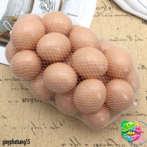 Trứng Gà Giả Nhựa 5 Quả - Mô Phỏng Để Dạy Học và Chơi Chơi Nghệ Thuật - Chất Liệu Thân Thiện Môi Trường