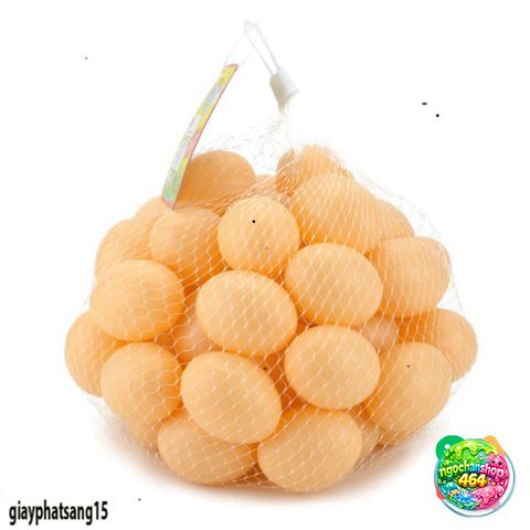 Trứng Gà Giả Nhựa 5 Quả - Mô Phỏng Để Dạy Học và Chơi Chơi Nghệ Thuật - Chất Liệu Thân Thiện Môi Trường