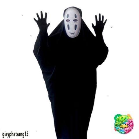 Bộ Trang Phục Vô Diện Đen cho Cosplay - Mặt Nạ, Áo Choàng và Găng Tay Siêu Anh Hùng Dành Cho Trẻ Em và Người Lớn