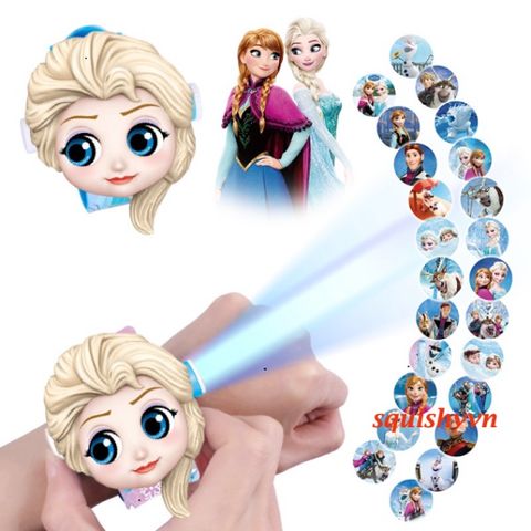 Đồng Hồ LED Hoạt Hình 3D Chiếu 24 Hình Dễ Thương Cho Bé - Quà Tặng Sinh Nhật, Halloween, Giáng Sinh, Phù Hợp 3-14 Tuổi