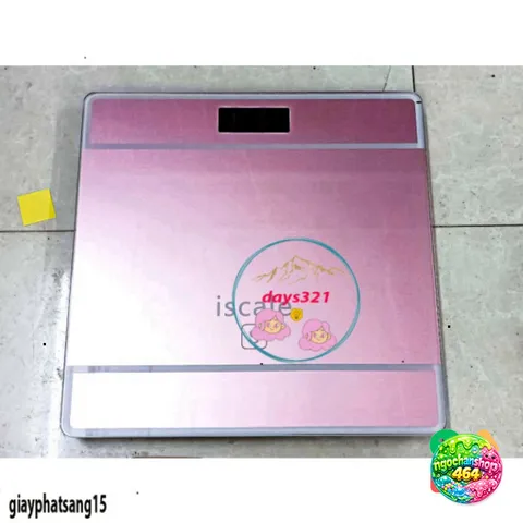 Cân Điện Tử ISCALE 180kg - Cân Sức Khỏe Gia Đình & Công Nghiệp với Màn Hình LCD Rõ Nét, Cảm Biến Nhiệt Độ, Đa Màu Sắc