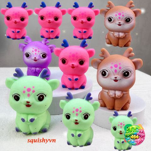 Đồ Chơi Squishy Hươu Sao 6 Chấm - Mochi Giải Tỏa Căng Thẳng Dễ Thương, Đồ Chơi Trẻ Em An Toàn và Độc Đáo
