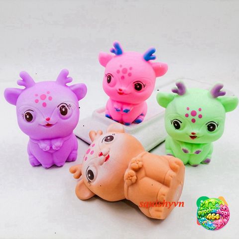 Đồ Chơi Squishy Hươu Sao 6 Chấm - Mochi Giải Tỏa Căng Thẳng Dễ Thương, Đồ Chơi Trẻ Em An Toàn và Độc Đáo