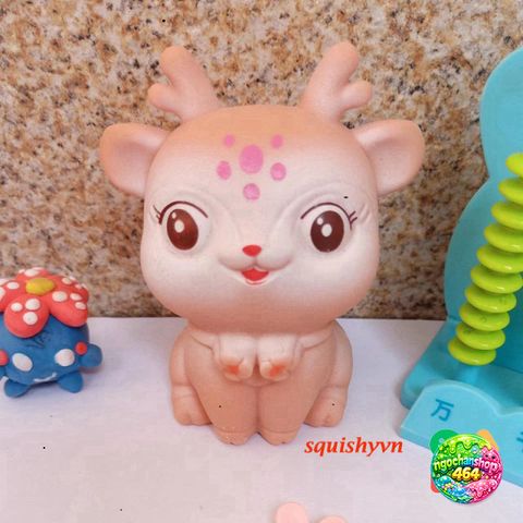 Đồ Chơi Squishy Hươu Sao 6 Chấm - Mochi Giải Tỏa Căng Thẳng Dễ Thương, Đồ Chơi Trẻ Em An Toàn và Độc Đáo