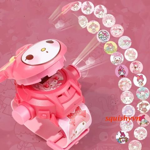 Đồng Hồ Hoạt Hình 3D Hello Kitty và Kuromi Cho Bé - Đồng Hồ Điện Tử Xinh Xắn, Quà Tặng Đáng Yêu Cho Trẻ Em