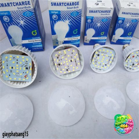 Đèn LED Chiếu Sáng 15W Chịu Nước Tự Động - Bóng Đèn Tích Điện Siêu Tiết Kiệm Điện, Sử Dụng Đến 5 Giờ Khi Mất Điện