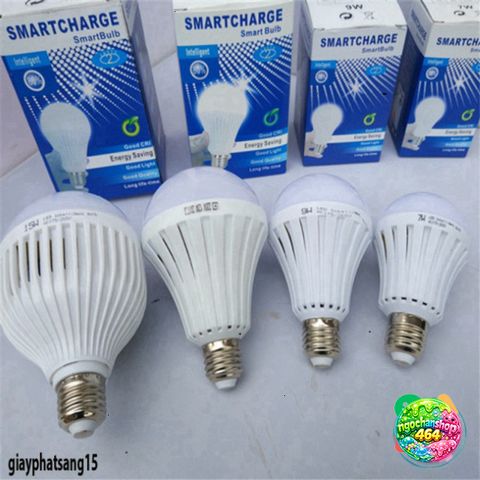 Đèn LED Chiếu Sáng 15W Chịu Nước Tự Động - Bóng Đèn Tích Điện Siêu Tiết Kiệm Điện, Sử Dụng Đến 5 Giờ Khi Mất Điện
